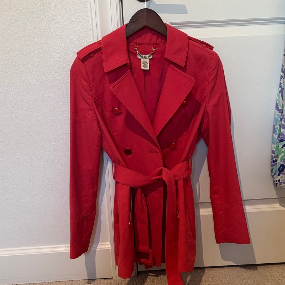 Cache Coral Women's Trench Coat